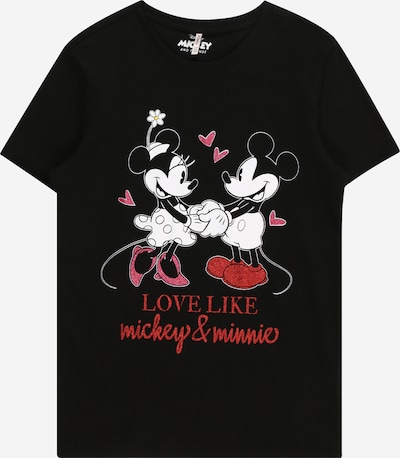 KIDS ONLY T-Shirt 'MICKEY' en rose foncé / rouge / noir / blanc, Vue avec produit