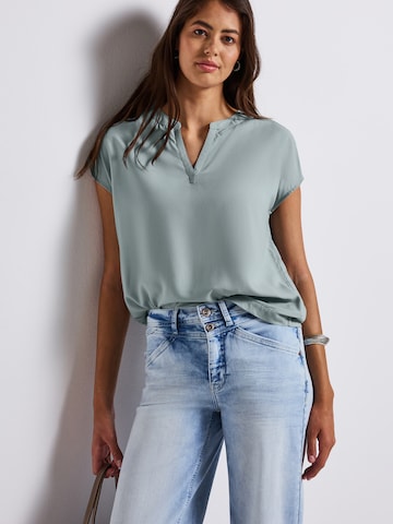 STREET ONE Blouse in Blue: front