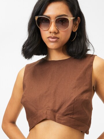 NA-KD Top in Brown