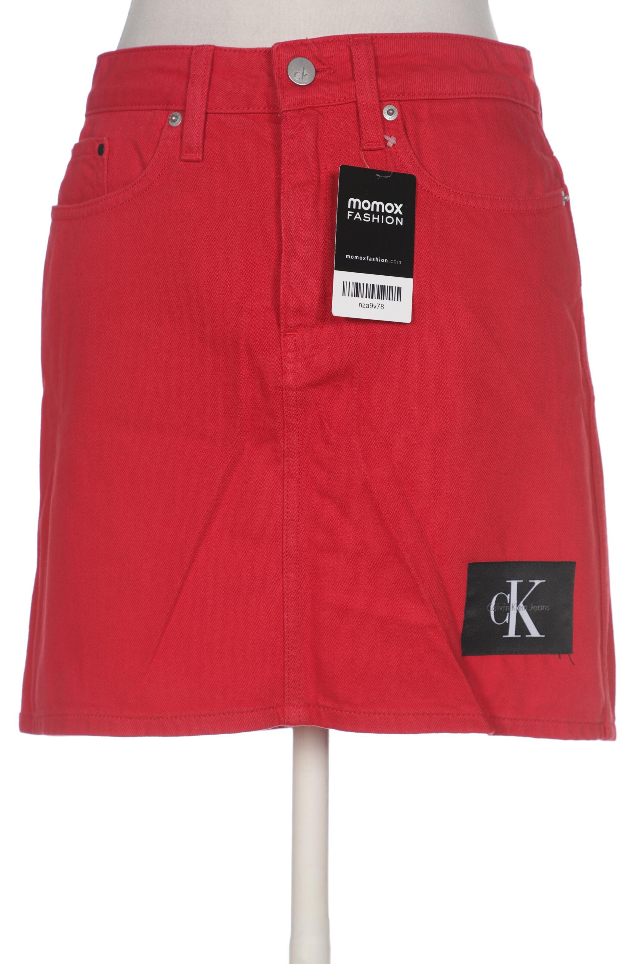 Calvin Klein Jeans Rock S in Rot: Vorderseite