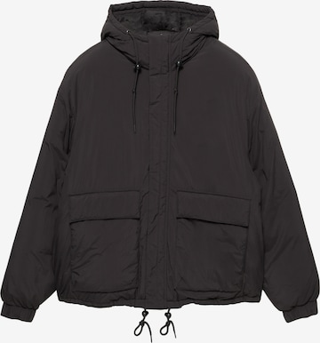 Veste d’hiver Pull&Bear en noir : devant