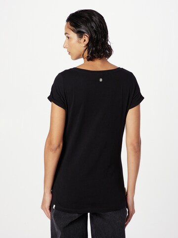 Ragwear Koszulka 'FLORAH' w kolorze czarny