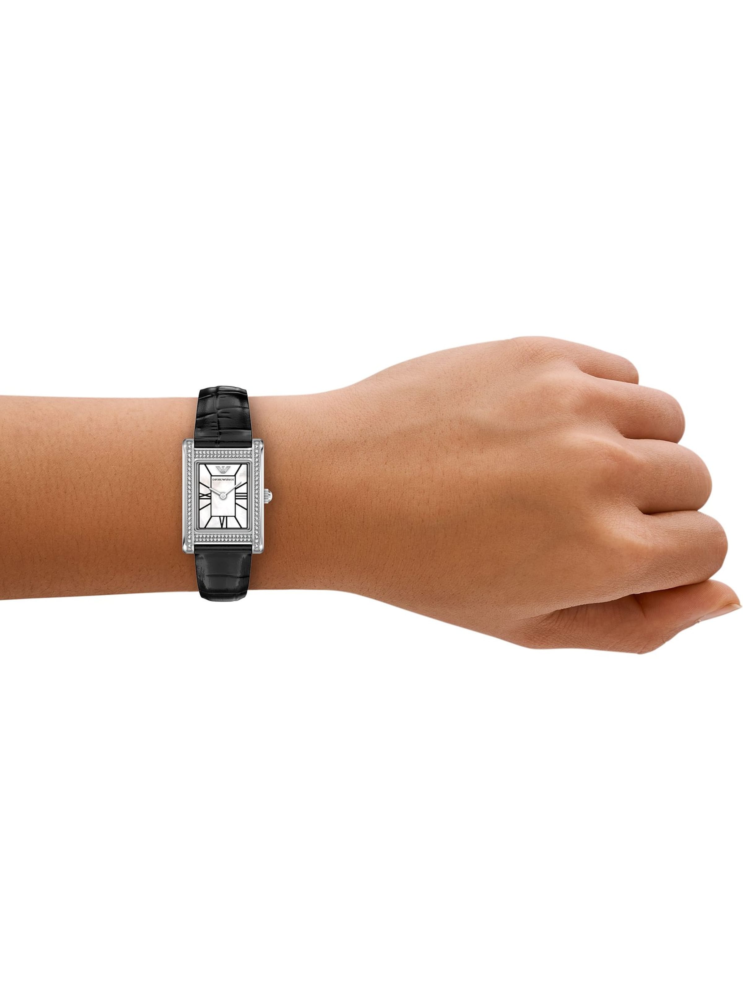 Emporio Armani Uhr in Schwarz