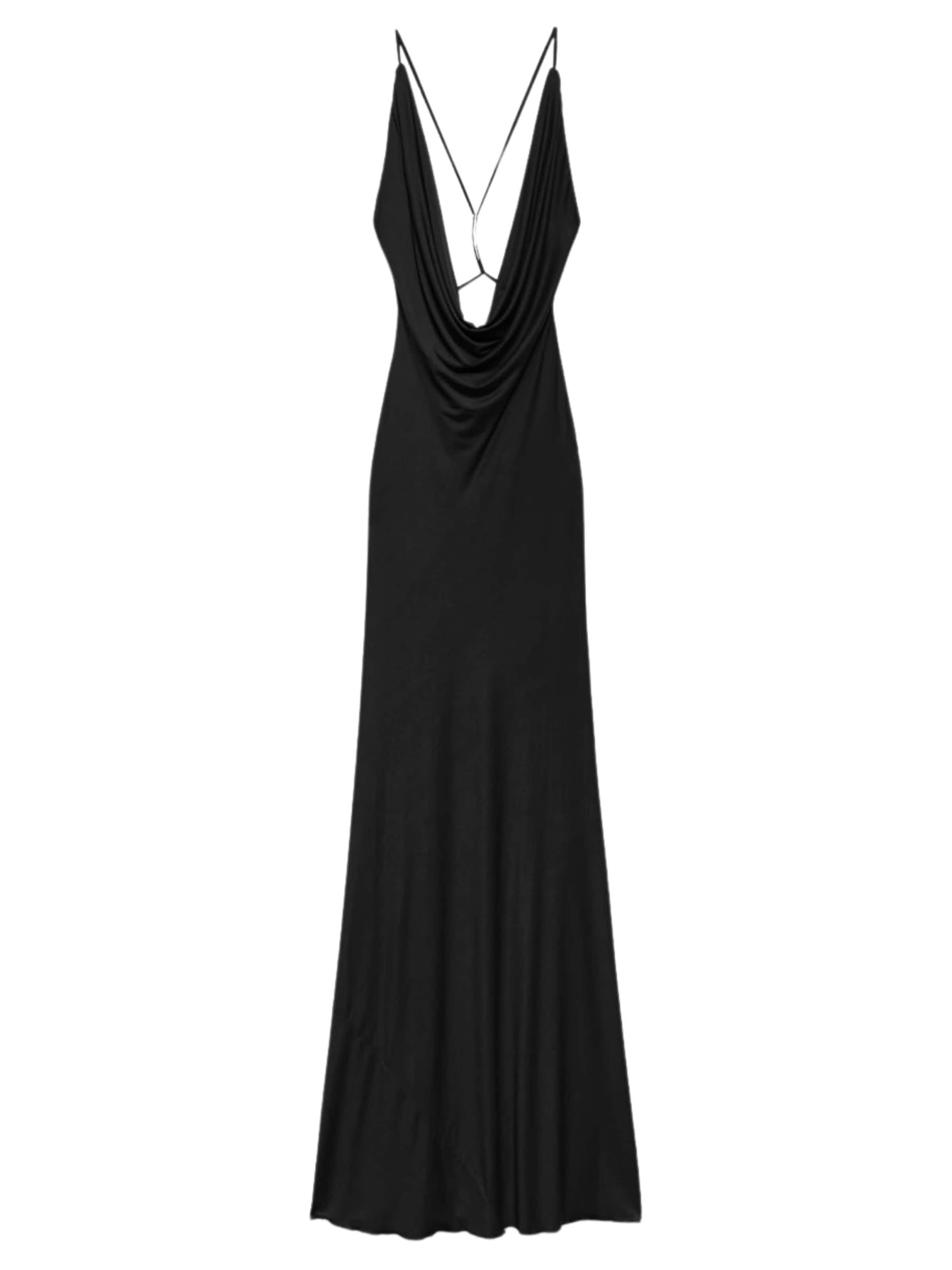 Robe de soirée Aniye By en noir : devant