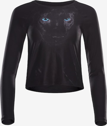 melns Winshape Sporta krekls 'AET119LS': no priekšpuses