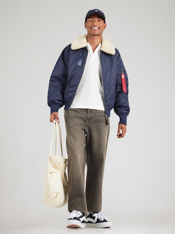 ALPHA INDUSTRIES Демисезонная куртка 'B-15 Modified' в Синий