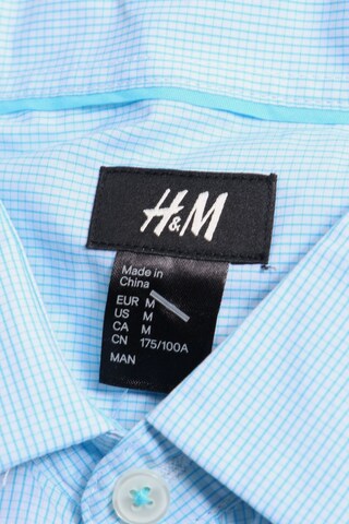 H&M Hemd M in Blau