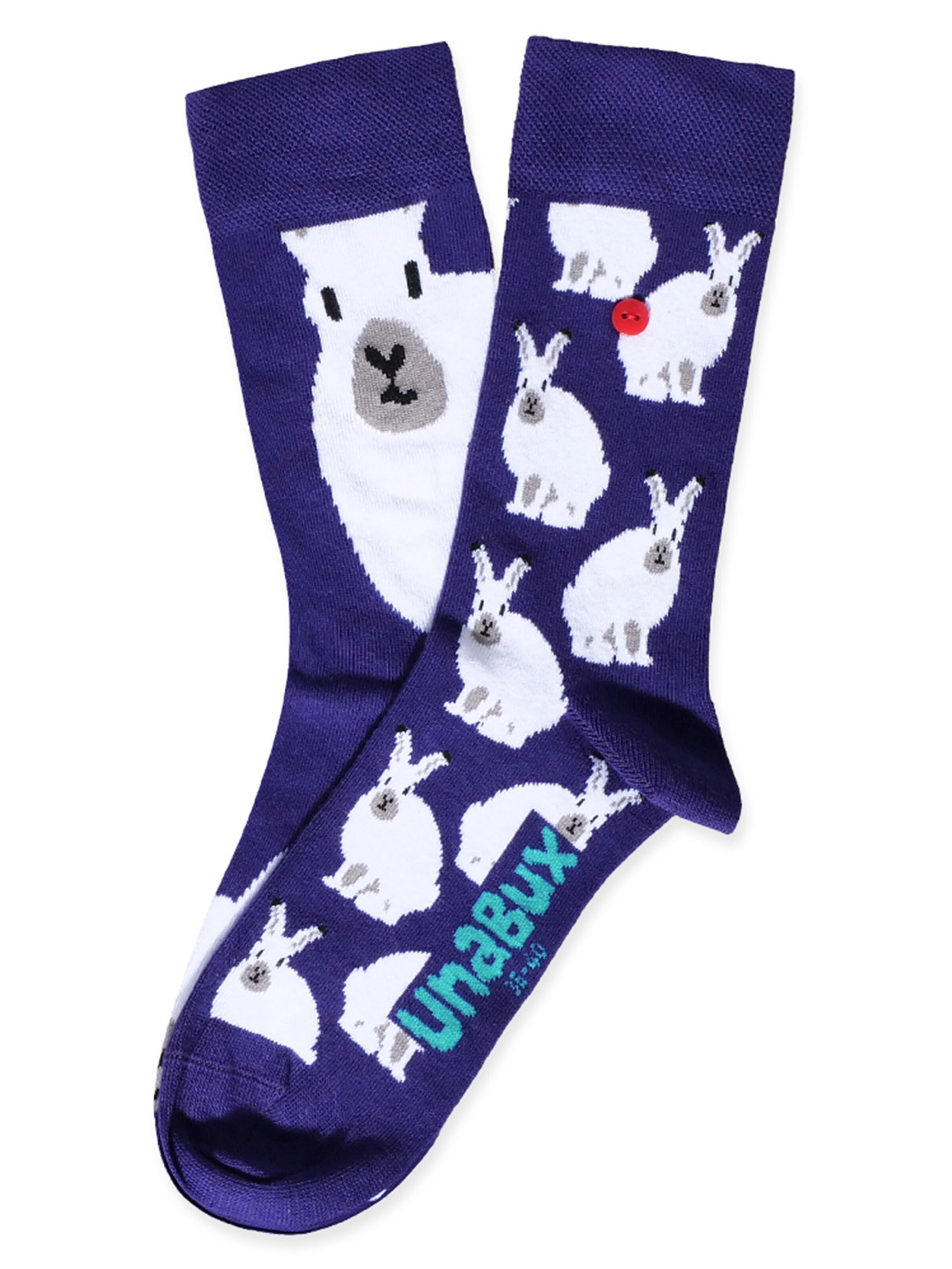 UNABUX Sokken in Blauw: voorkant