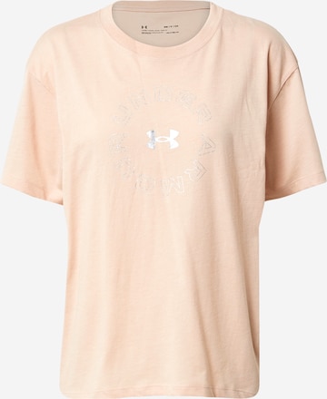 T-shirt fonctionnel UNDER ARMOUR en rose : devant