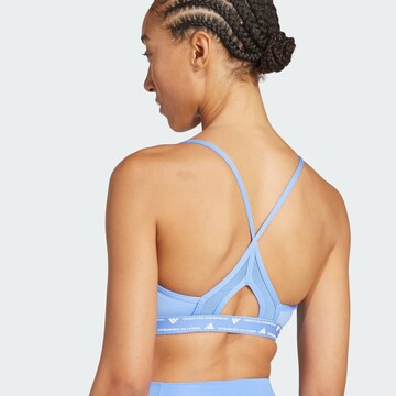 ADIDAS PERFORMANCE Bustier Sport-BH 'Aeroreact' in Blau
