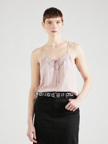 ABOUT YOU Top 'Claude' in Roze: voorkant