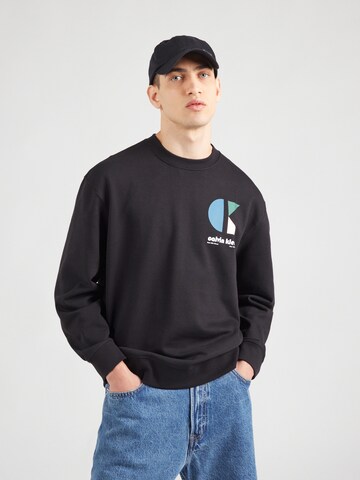 Calvin Klein Jeans Свитшот в Черный: спереди