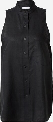 Calvin Klein Bluse in Schwarz: predná strana