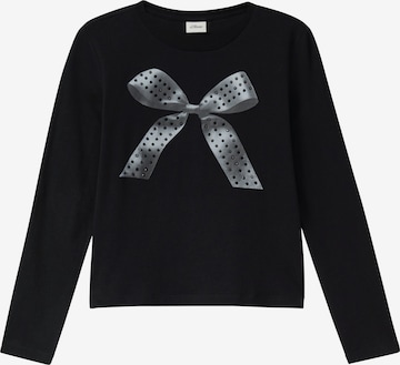 s.Oliver Shirt in Schwarz: Vorderseite