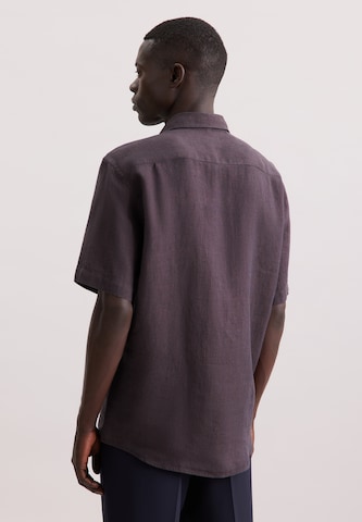 SEIDENSTICKER Regular fit Business shirt in Brown
