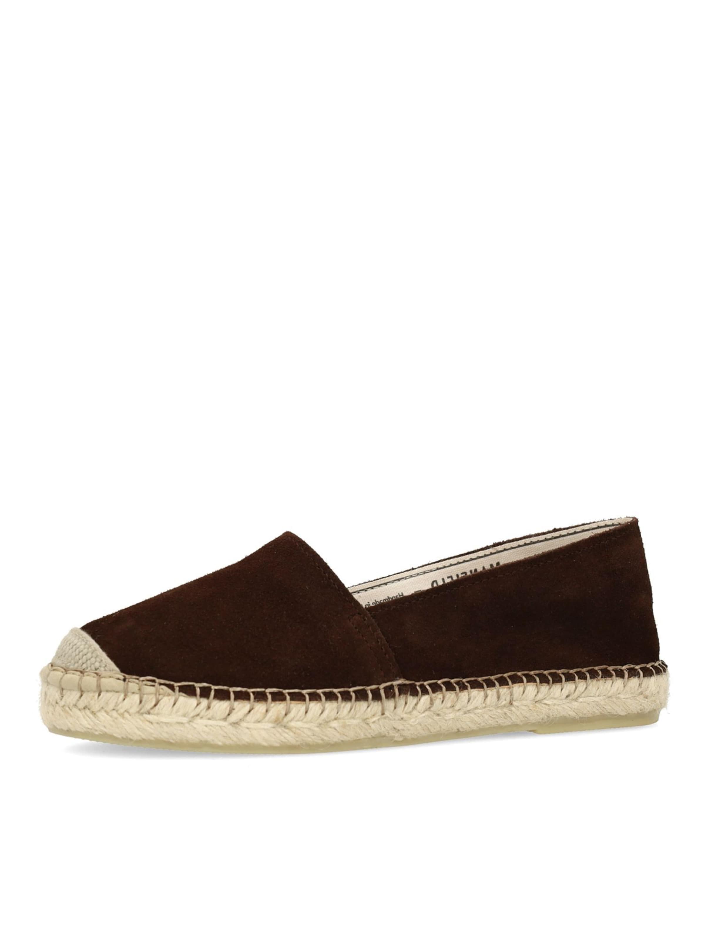 MANFIELD Espadrilles in Bruin: voorkant
