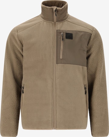 Whistler Athletic fleece jacket 'Makaley' in Brown: front