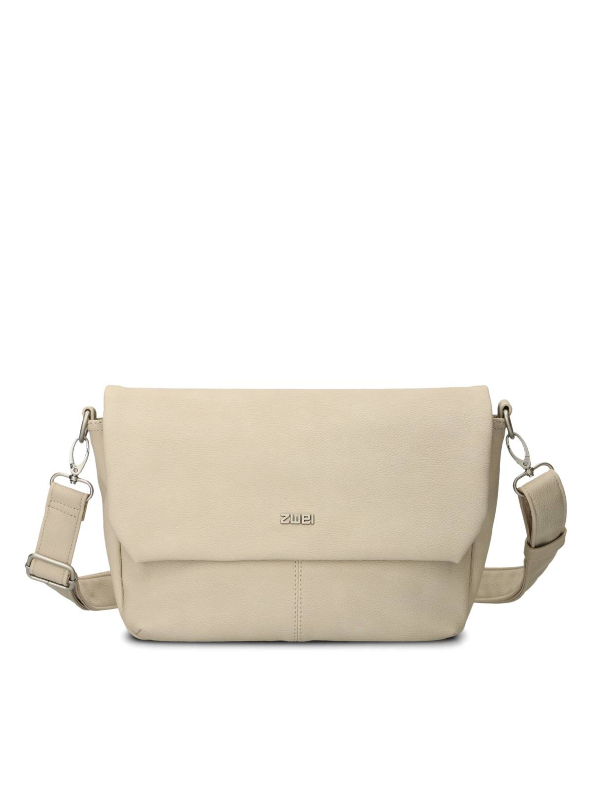 ZWEI - Bolso de mano 'MADEMOISELLE.M M60' en blanco