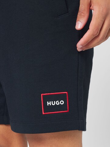 Regular Pantalon 'Diz' HUGO Red en noir