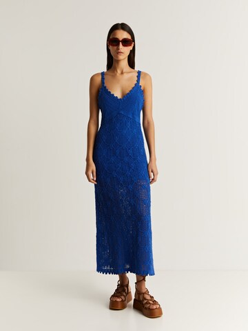 Scalpers Letní šaty – modrá: přední strana