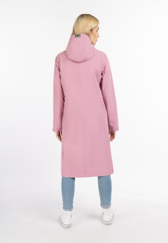 Schmuddelwedda Toiminnallinen pitkä takki värissä vaaleanpunainen