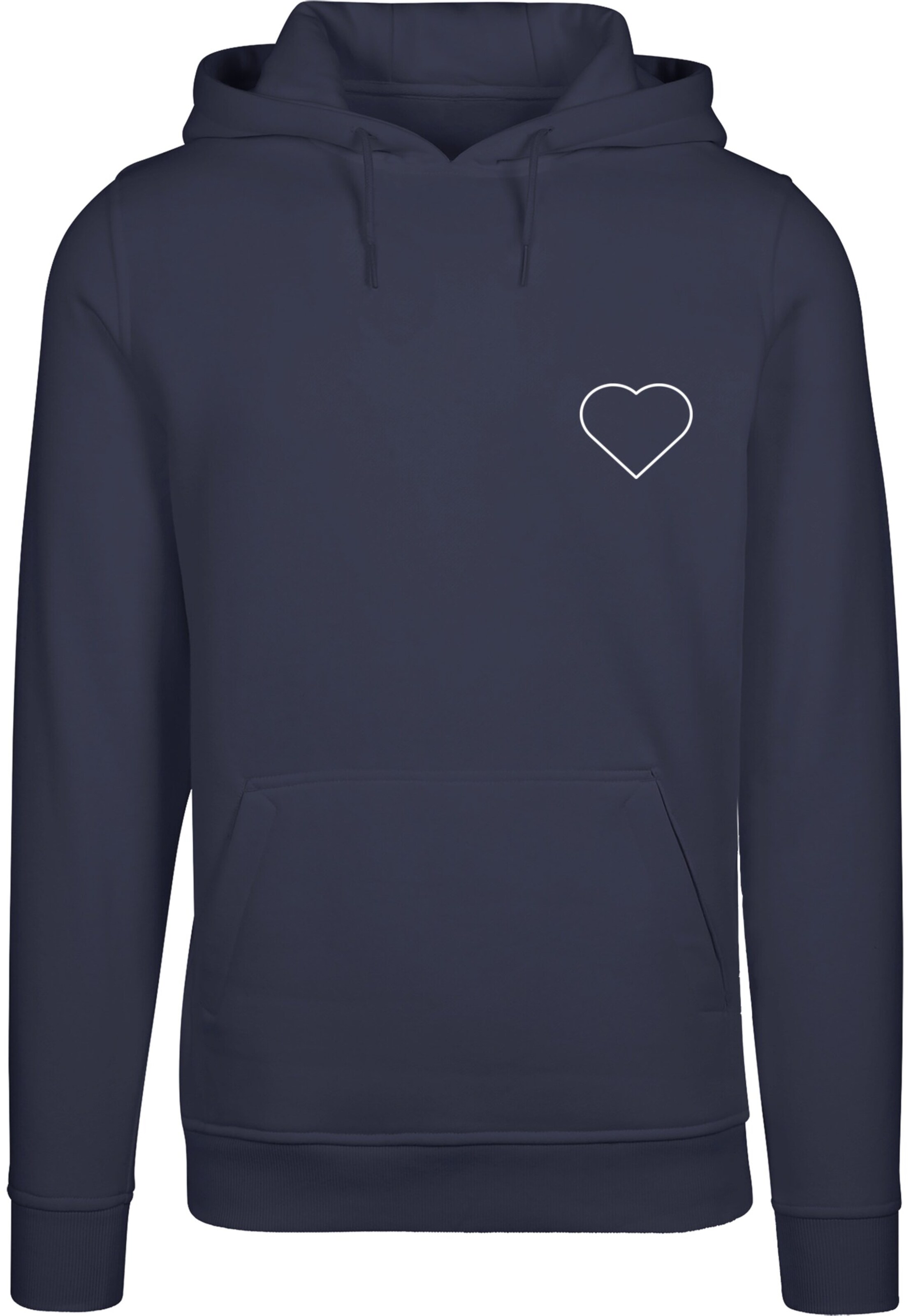 Merchcode Sweatshirt in Blau: Vorderseite