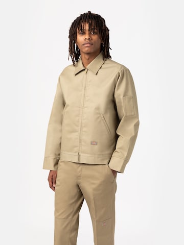 DICKIES Övergångsjacka 'Eisenhower' i beige: framsida