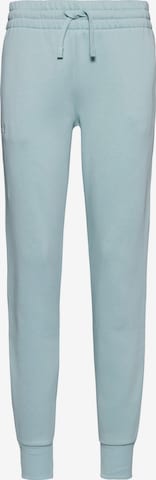 UNDER ARMOUR Tapered Workout Pants 'Rival' in Blue: front