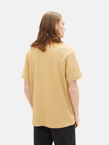 TOM TAILOR DENIM Тениска в жълто