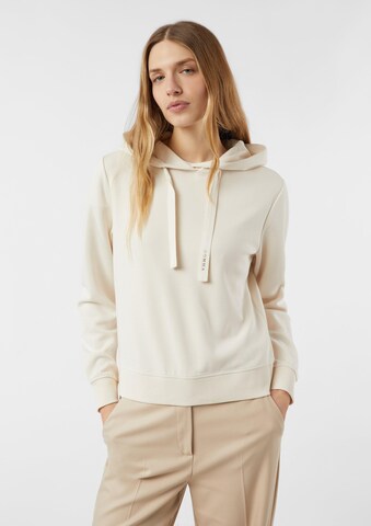 Sweat-shirt COMMA en blanc : devant