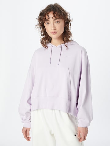 Nike Sportswear Sweatshirt 'Swoosh' i lila: framsida