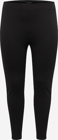 ONLY Carmakoma - Skinny Calças 'Aura' em preto: frente