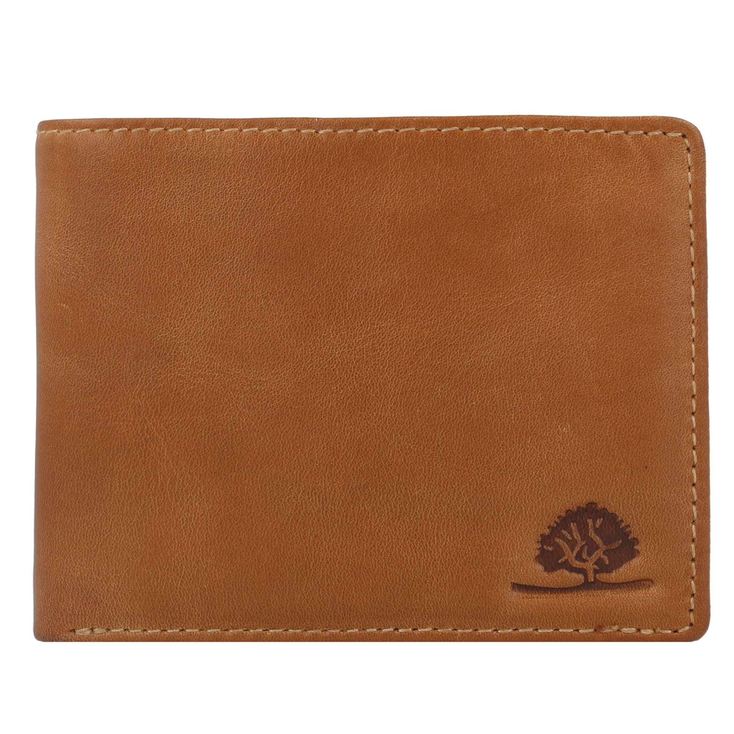 GREENBURRY Geldbörse 'Tornado' in Braun: Vorderseite