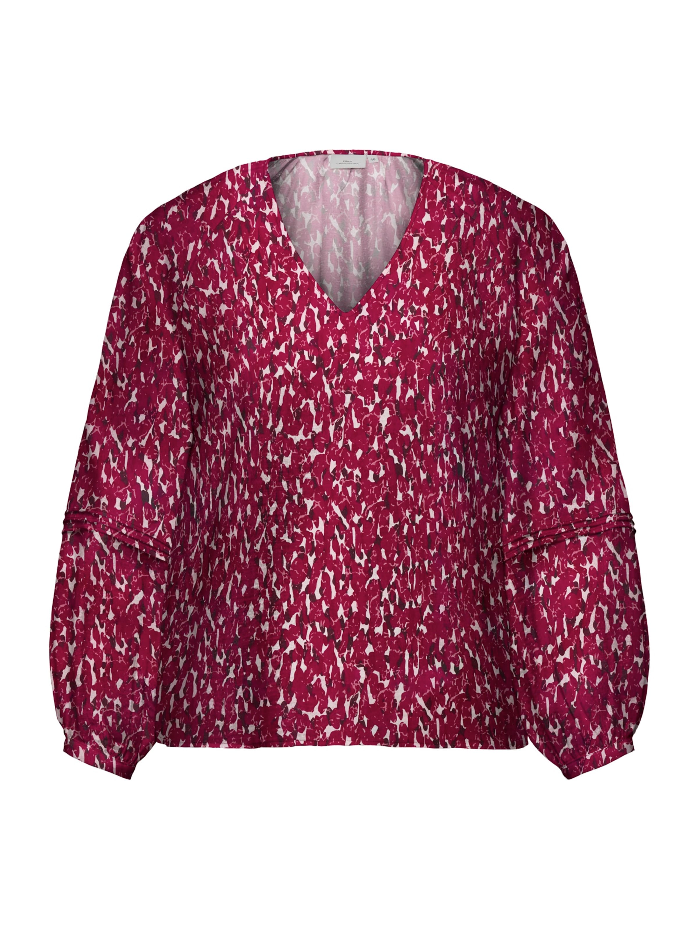 ONLY Carmakoma - Blusa 'CARCAMILLE' en rojo: frente