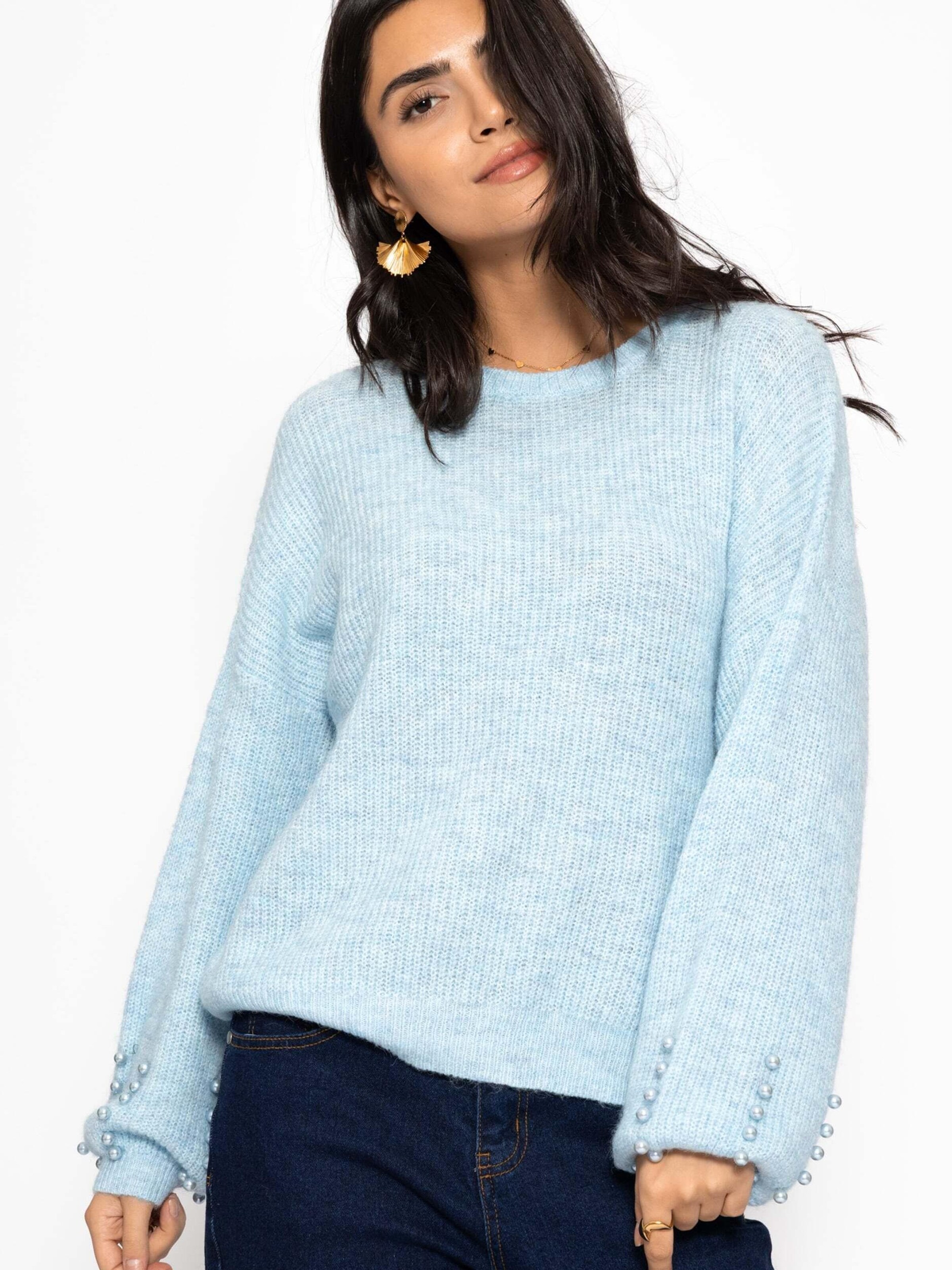 SASSYCLASSY Sweater in Blue: front