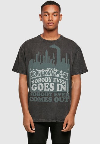 ABSOLUTE CULT T-Shirt 'Willy Wonka - Nobody Goes In' in Schwarz: predná strana