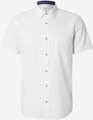 s.Oliver Overhemd in Beige: voorkant