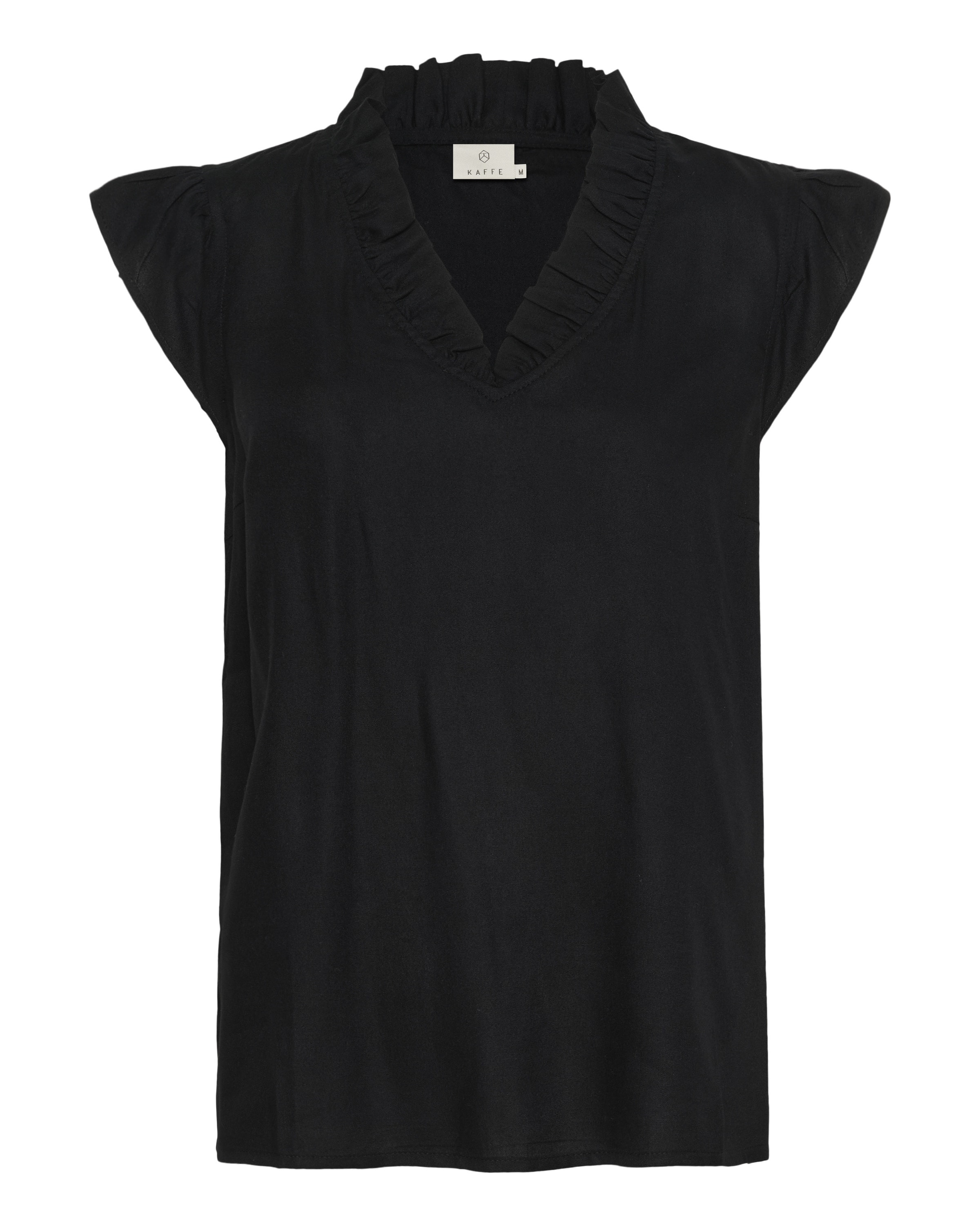 Kaffe - Blusa 'KATove' em preto: frente