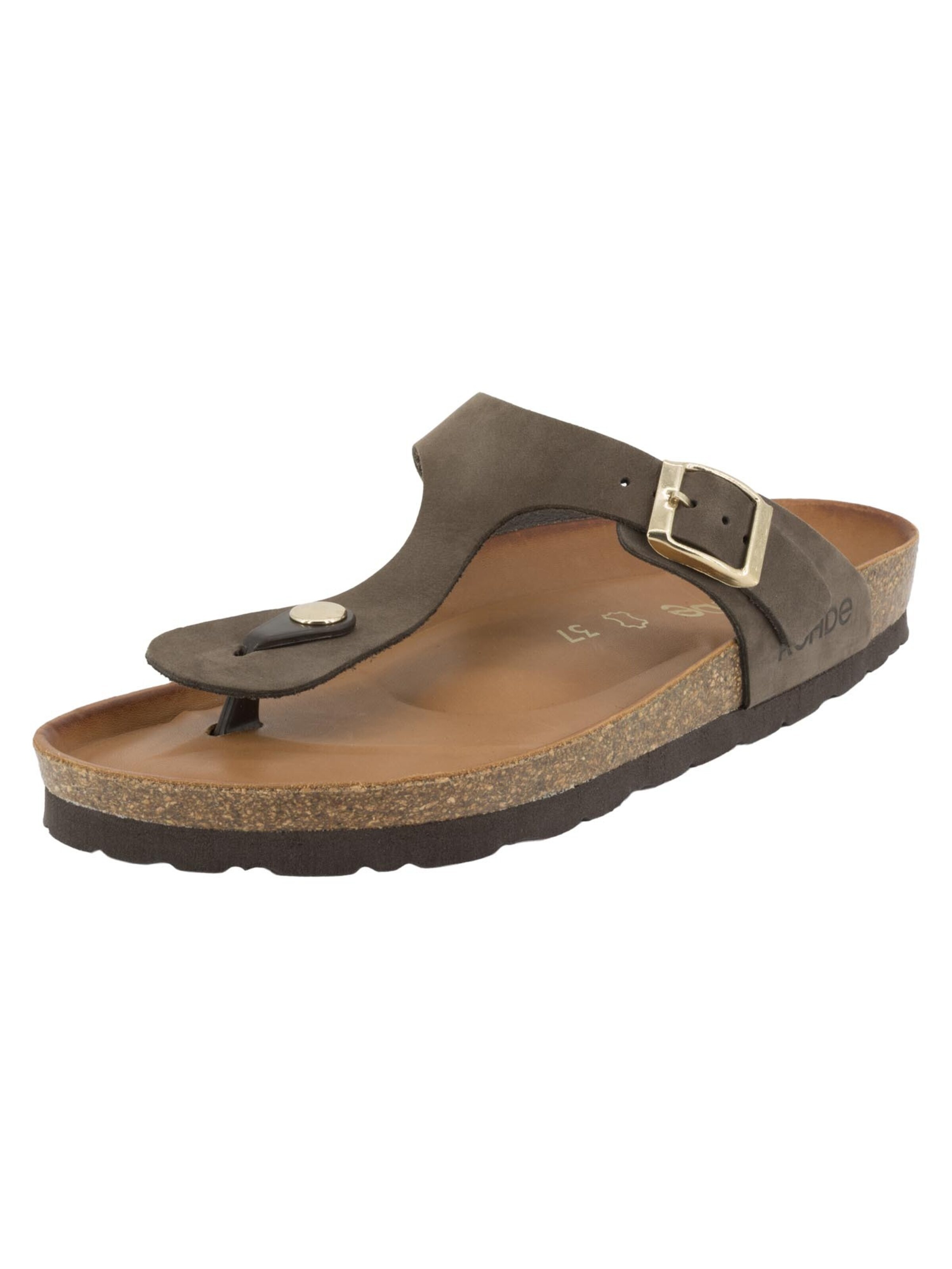 Tongs 'Alba' ROHDE en marron