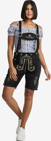 Steigenhöfer Traditional Pants 'Annika' in Black: front