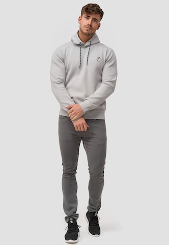 INDICODE JEANS Sweatshirt 'Longview' in Grijs