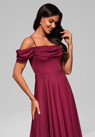 Robe de soirée Ombre en rouge