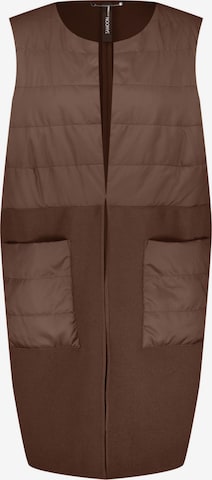 SAMOON Bodywarmer in Bruin: voorkant