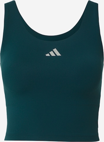 ADIDAS PERFORMANCE Korzetová Sportovní podprsenka 'Studio All Me' – zelená: přední strana