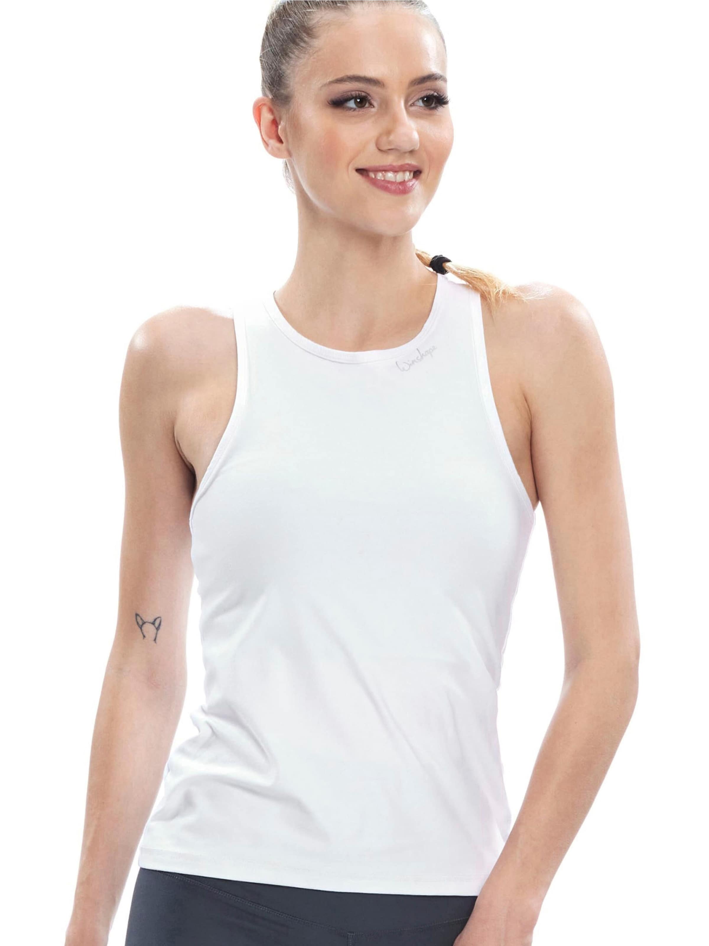 Winshape Αθλητικό τοπ 'AET134LS' σε λευκό: μπροστά