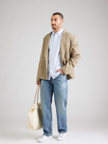 zils Calvin Klein Jeans Standarta piegriezums Krekls 'CLASSIC'