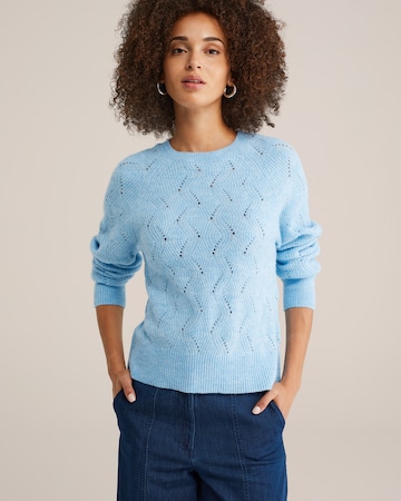 WE Fashion - Pullover em azul: frente