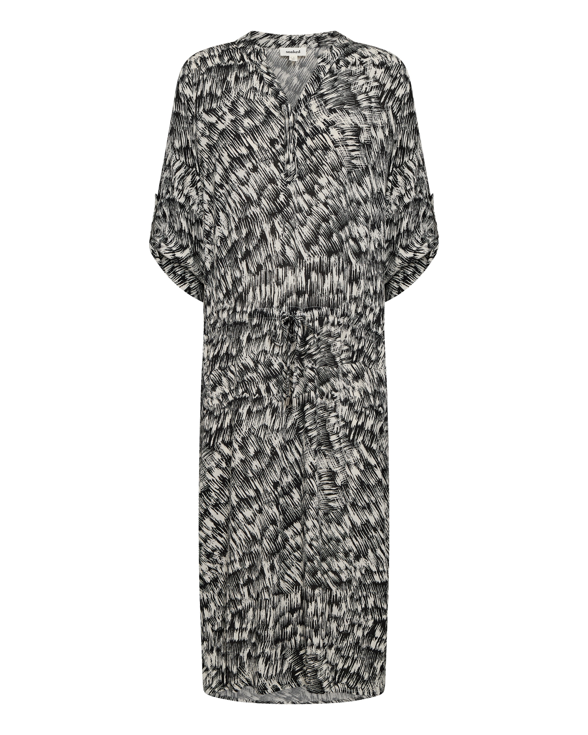 Robe 'Zaya' SOAKED IN LUXURY en noir : devant