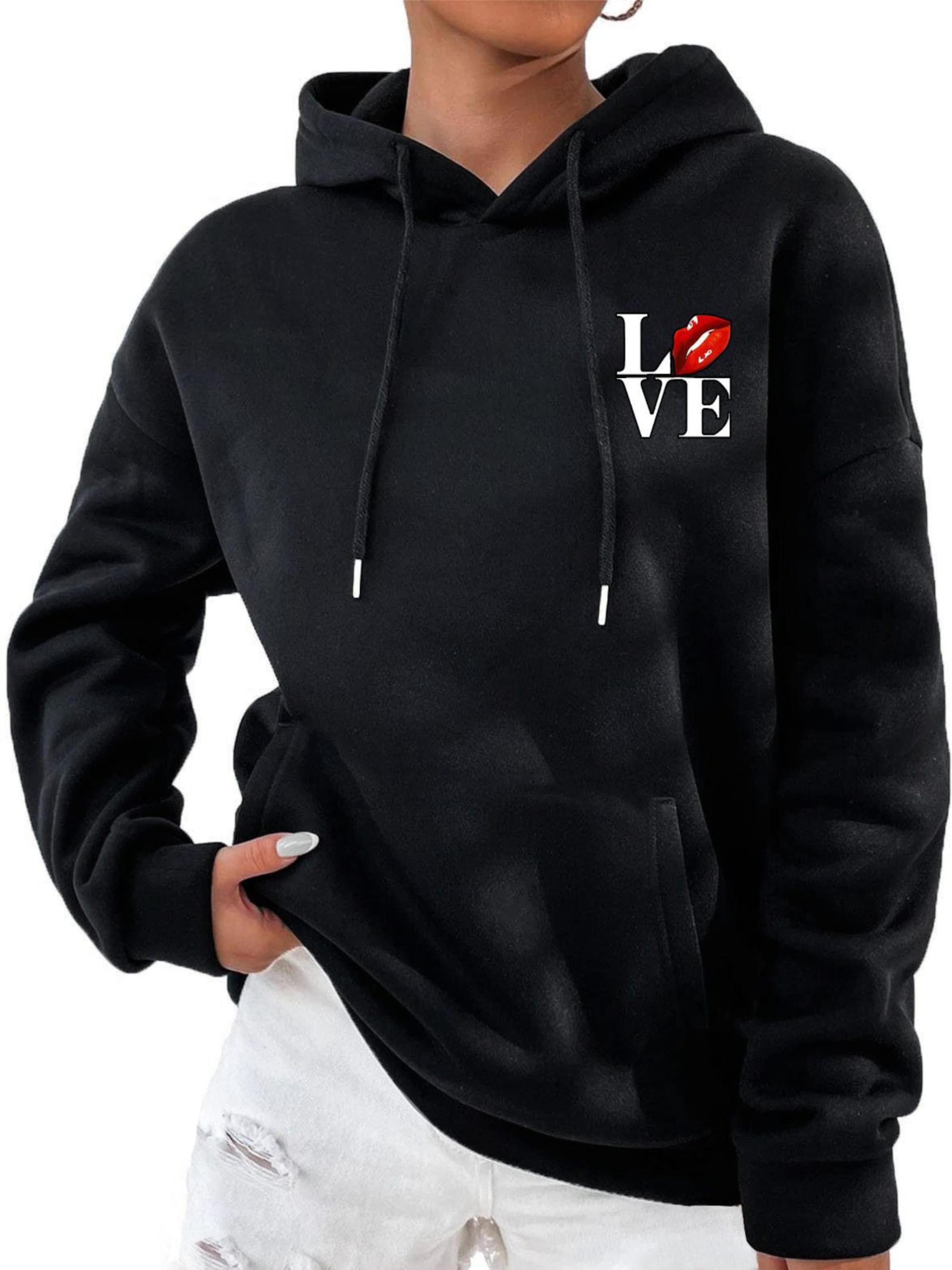 RMK Sweatshirt 'Love'‌ in Schwarz