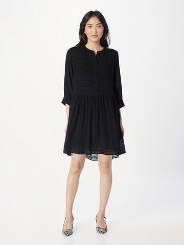 Robe TAIFUN en noir : devant